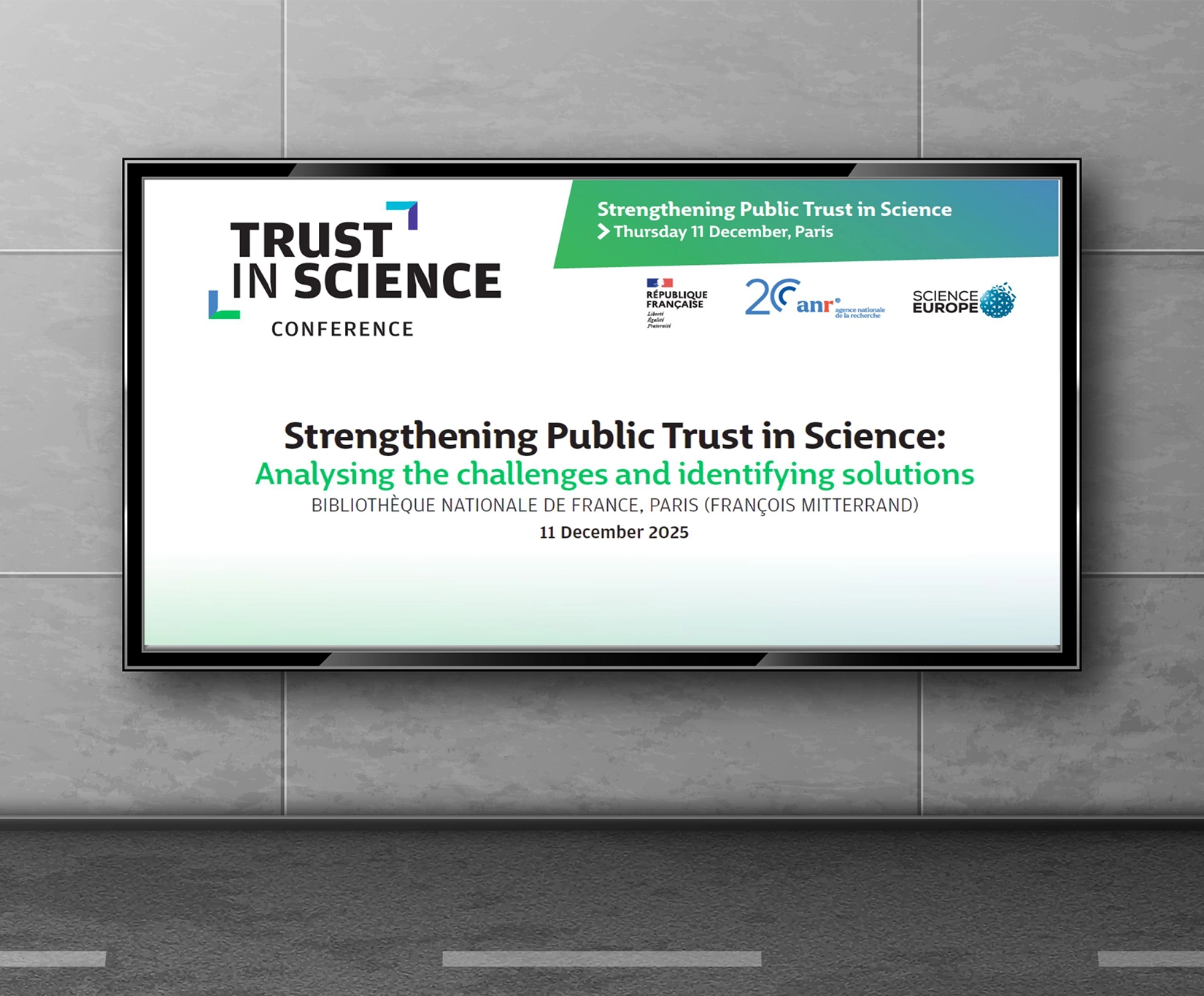 Conferința „Consolidarea încrederii publice în știință